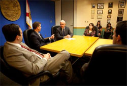 Photo (from left to right): State Representative Jose Felix Diaz, Majority Leader Carlos Lopez-Cantera, Miami-Dade County Mayor Carlos A. Gimenez, State Representative Jeanette M. Nuñez.